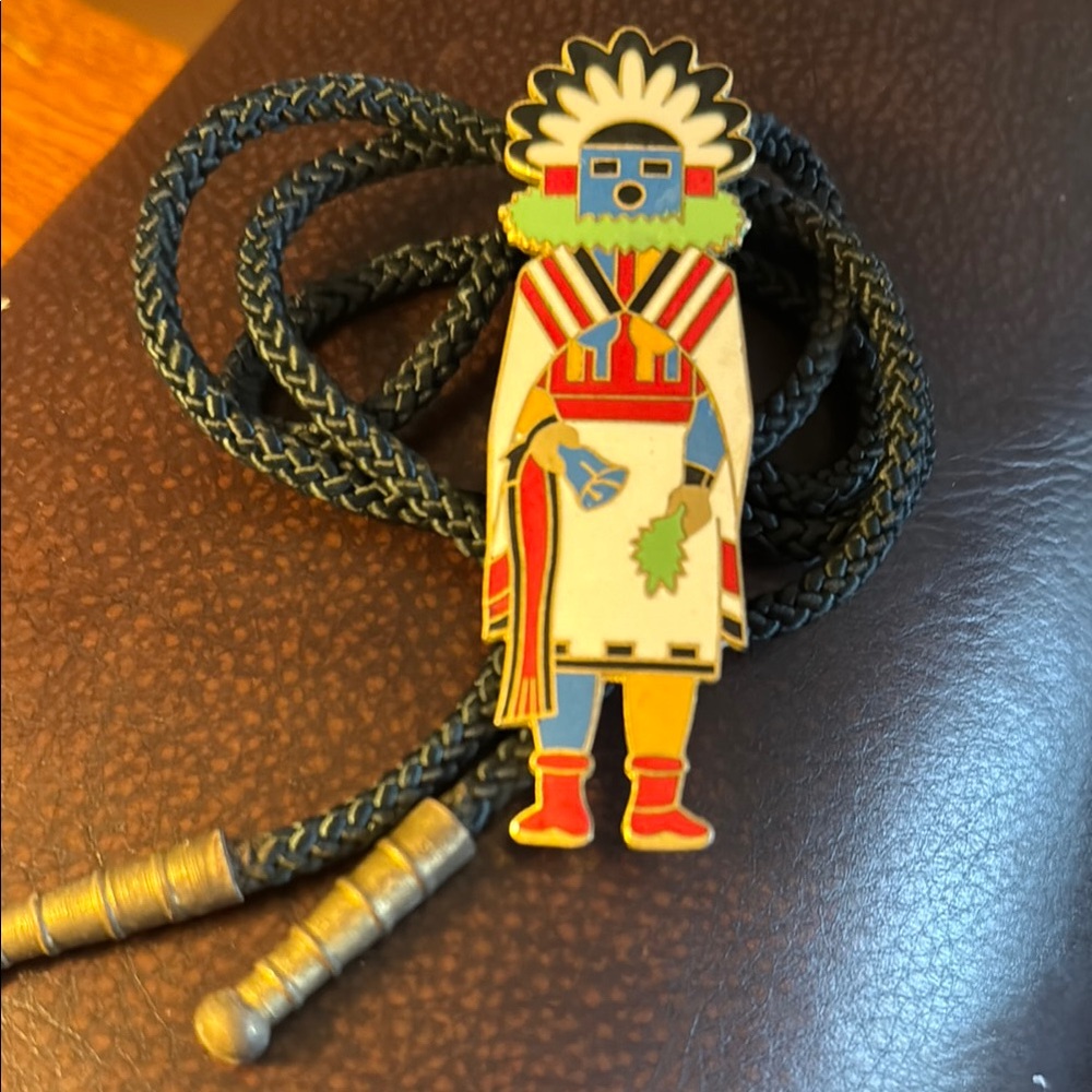 Colorful Native American Bolo Tie